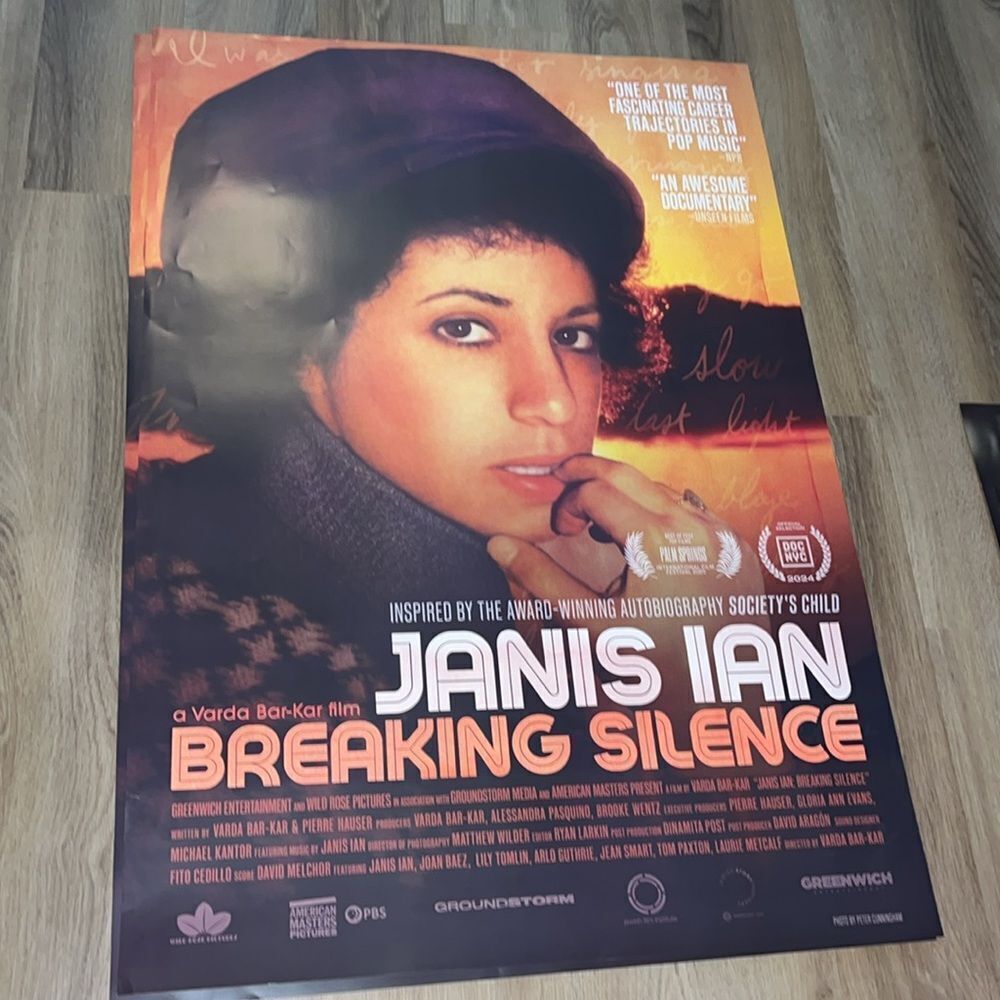 Janis Ian Breaking Silence Theatre Movie poster Society’s Child Inspired Music